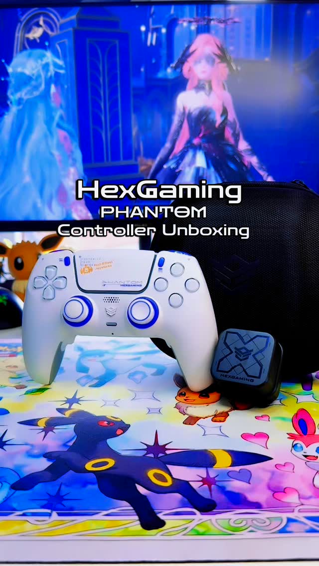 Instagram post by @catch_the_eevee for HexGaming. Caption reads: [...] drift and imprecise moves! 👋 With the....