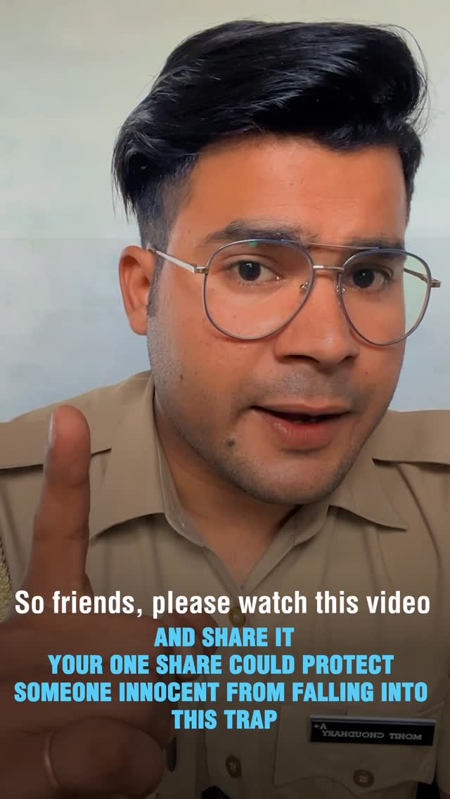 Instagram post by @cop_mohit_gurjar for HDFC Bank. Caption reads: Job frauds ka sach samajhna hai? 🤔 Toh....
