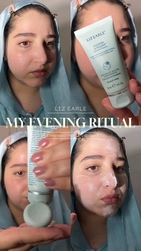 Instagram post by @thecianiedit for Liz Earle Beauty Co.. Caption reads: [...] my skin and finish with a warm....