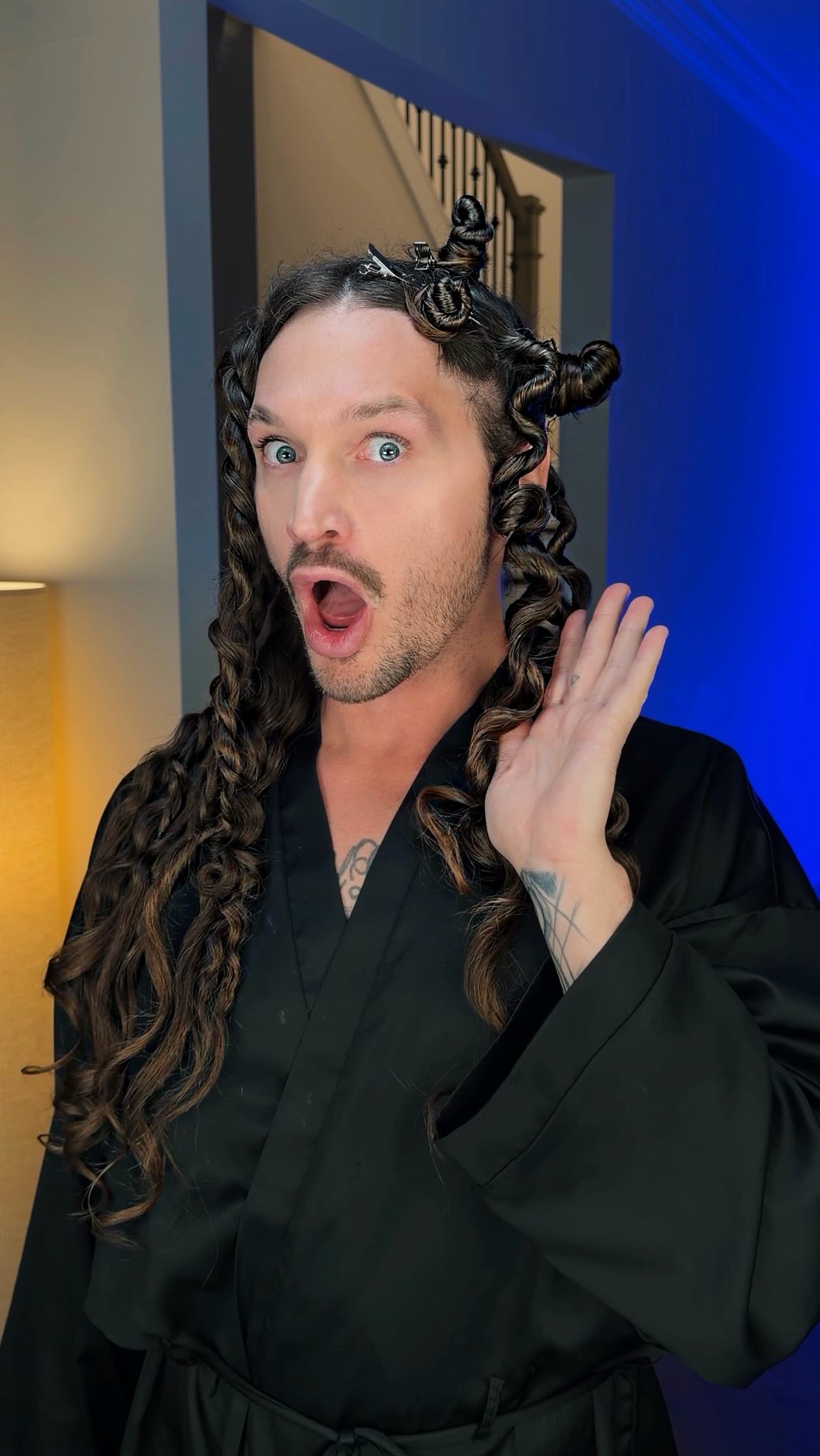 Instagram post by @jonathankmonroe for Sally Beauty. Caption reads: Bantu Knots VS Two Strand Twists @sallybeauty....