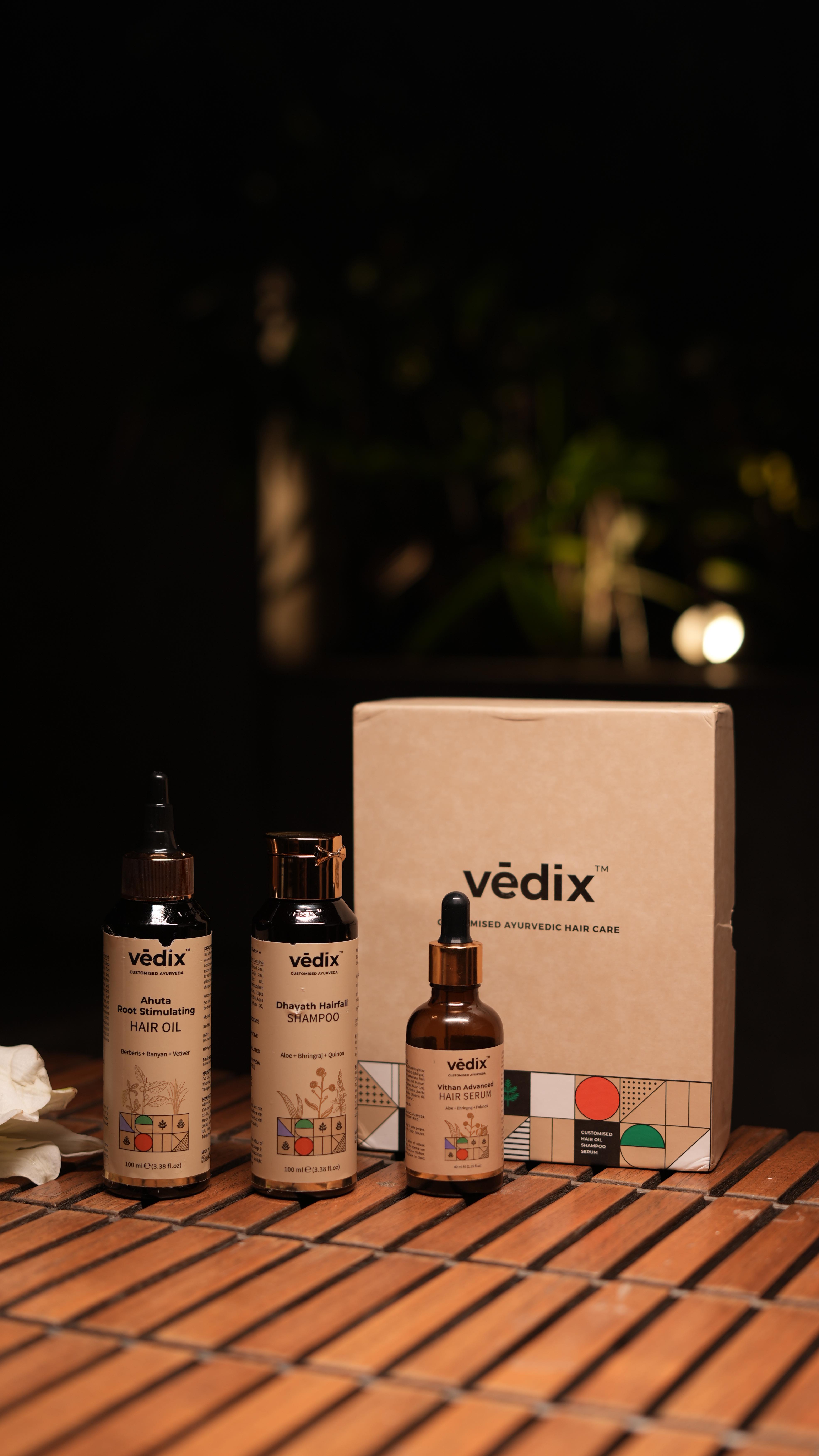 Instagram post by @caffeine_and_more for Vedix. Caption reads: @vedixofficial came through when I’d almost given....