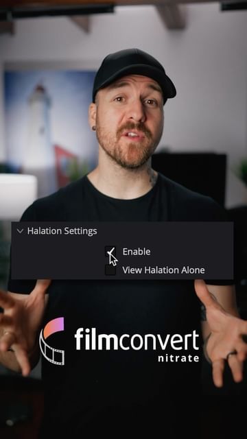 Instagram post by @dunnadidit for FilmConvert. Caption reads: @filmconvert Nitrate makes it super easy to add....
