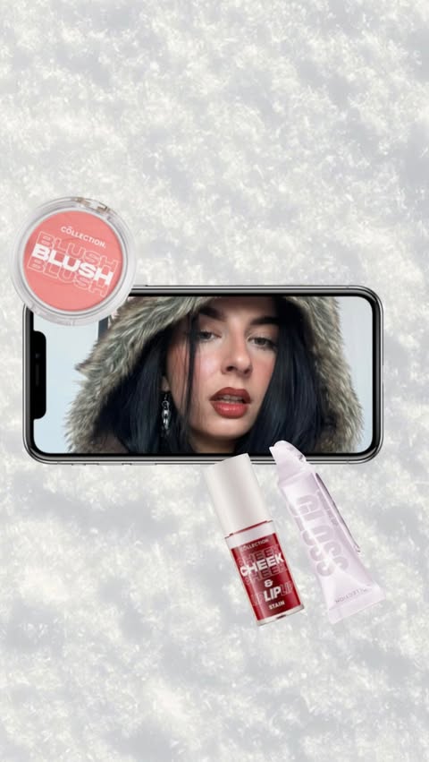 Instagram post by @marijakacanovska for Collection Cosmetics. Caption reads: [...] just in time for the new year -....