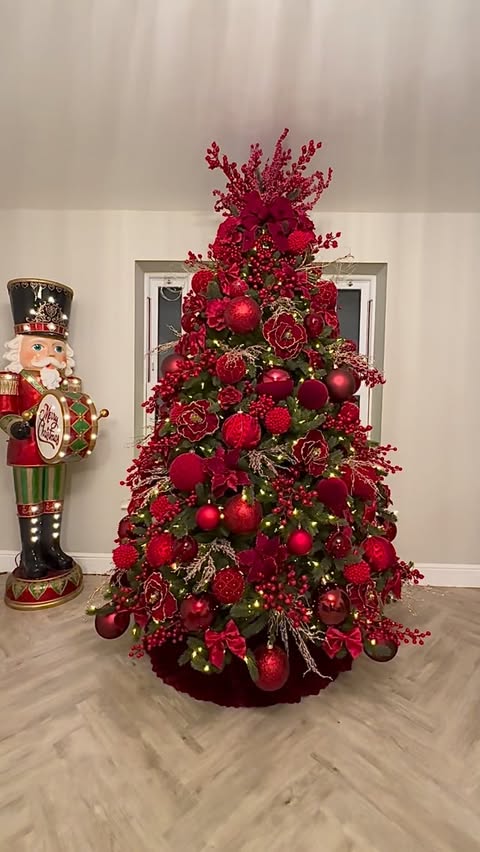 Instagram post by @house_to_home_at_no1 for Balsam Hill. Caption reads: Better late than never 🤭 here’s our perfectly....