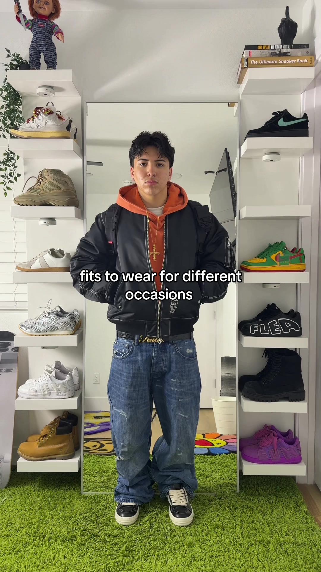 TikTok post by @wavyjjf for TONE by AMP. Caption reads: outfits for different occasions w/@TONE EXCLUSIVE....