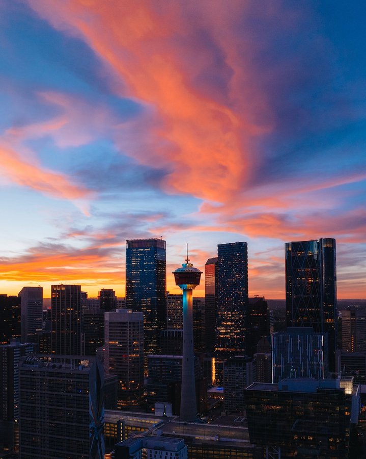 Instagram post by @canada for Tourism Calgary. Caption reads: Only got two sunny days in Calgary? Here’s how to....