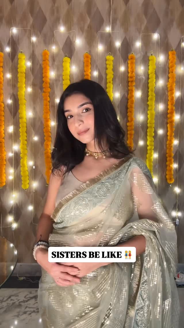 Instagram post by @radhikaguglani for Wella. Caption reads: Peak sisterhood! 🥰 Tag your sister!

Diwali prep....