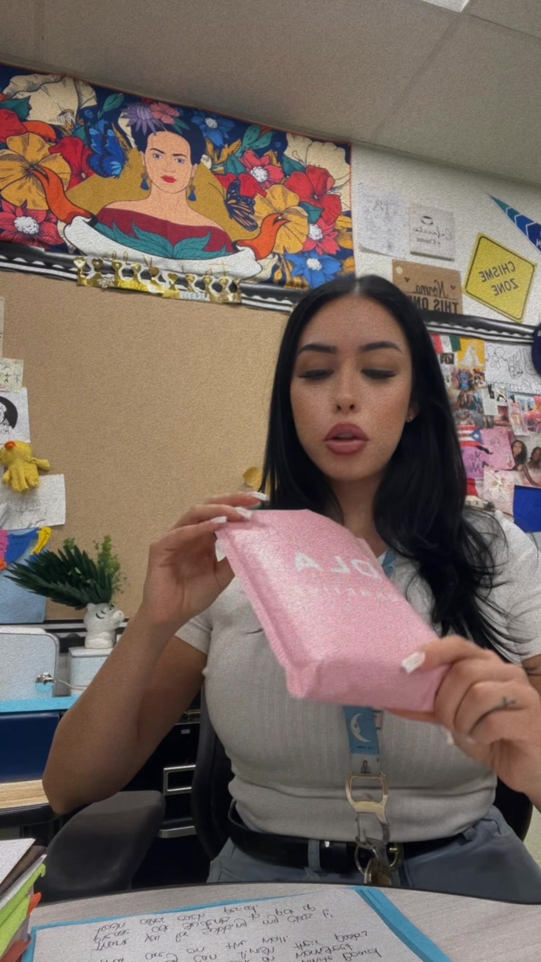 TikTok post by @laprofenoriii for DLA COSMETICS. Caption reads: Our favorite scents 🩷 @DLA COSMETICS ....