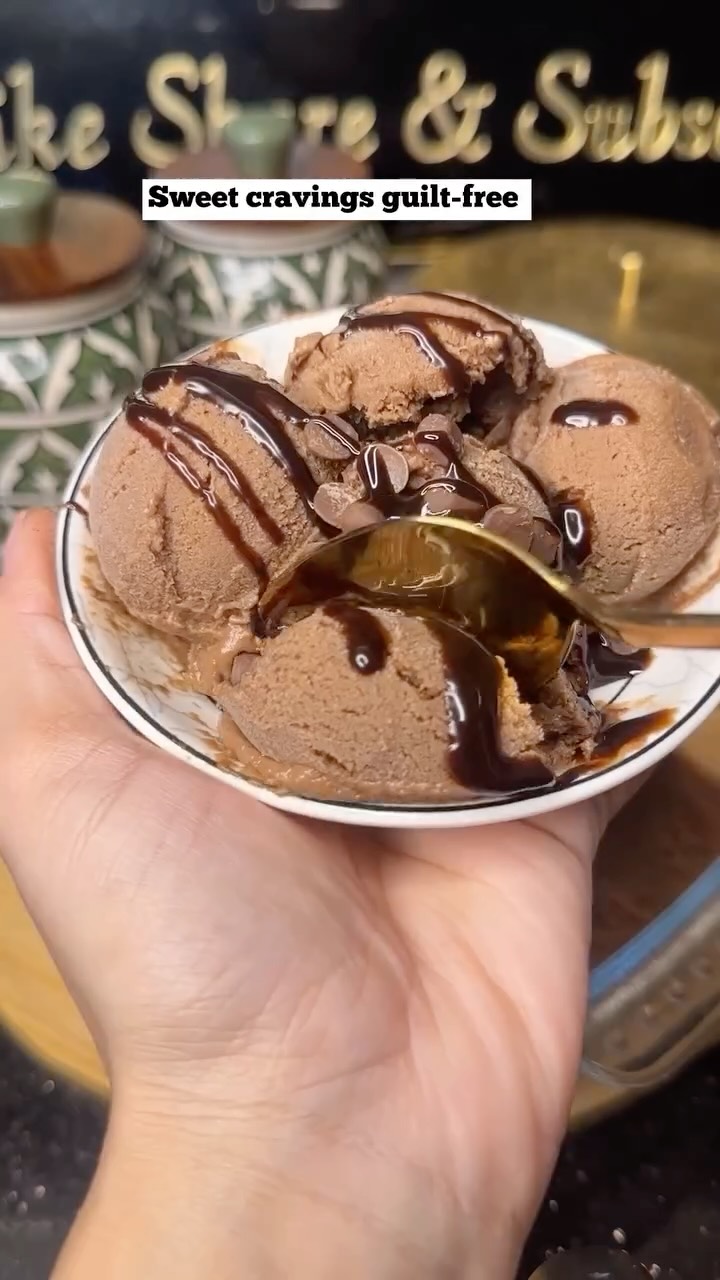 Instagram post by @meerwithfood for Pintola. Caption reads: No sugar icecream✅✅

@Pintola.in
Nothing beats a....