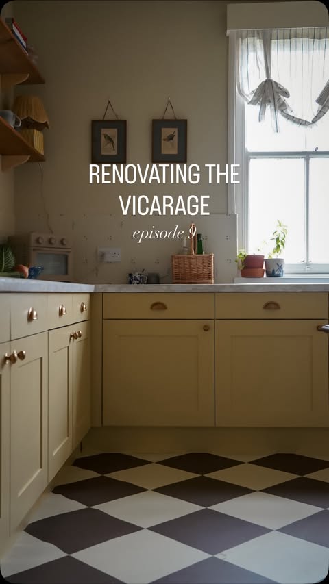 Instagram post by @kerryvillers for Rust-Oleum. Caption reads: ad ✨ Renovating the Vicarage — Episode 9 ✨

I’m so....
