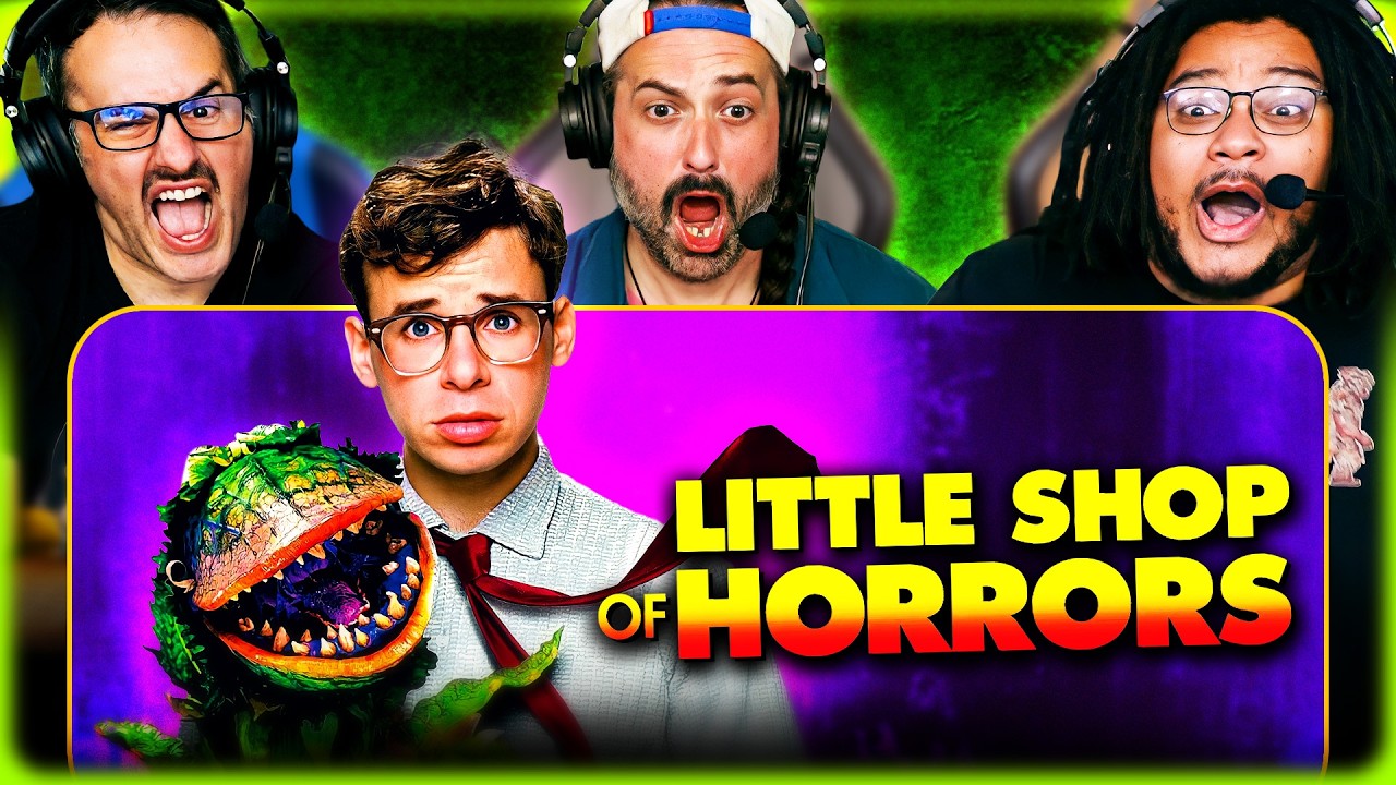 YouTube post by @ReelRejects for Acorns. Caption reads: LITTLE SHOP OF HORRORS (1986) IS DELICIOUSLY....