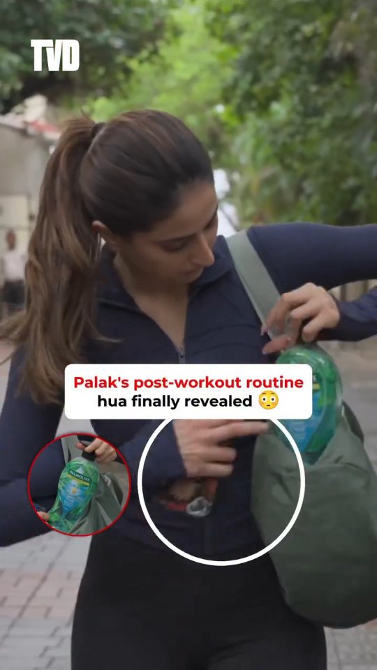 Instagram post by @theviraldodo for Palmolive. Caption reads: Palmolive Workout bodywash is the secret of....