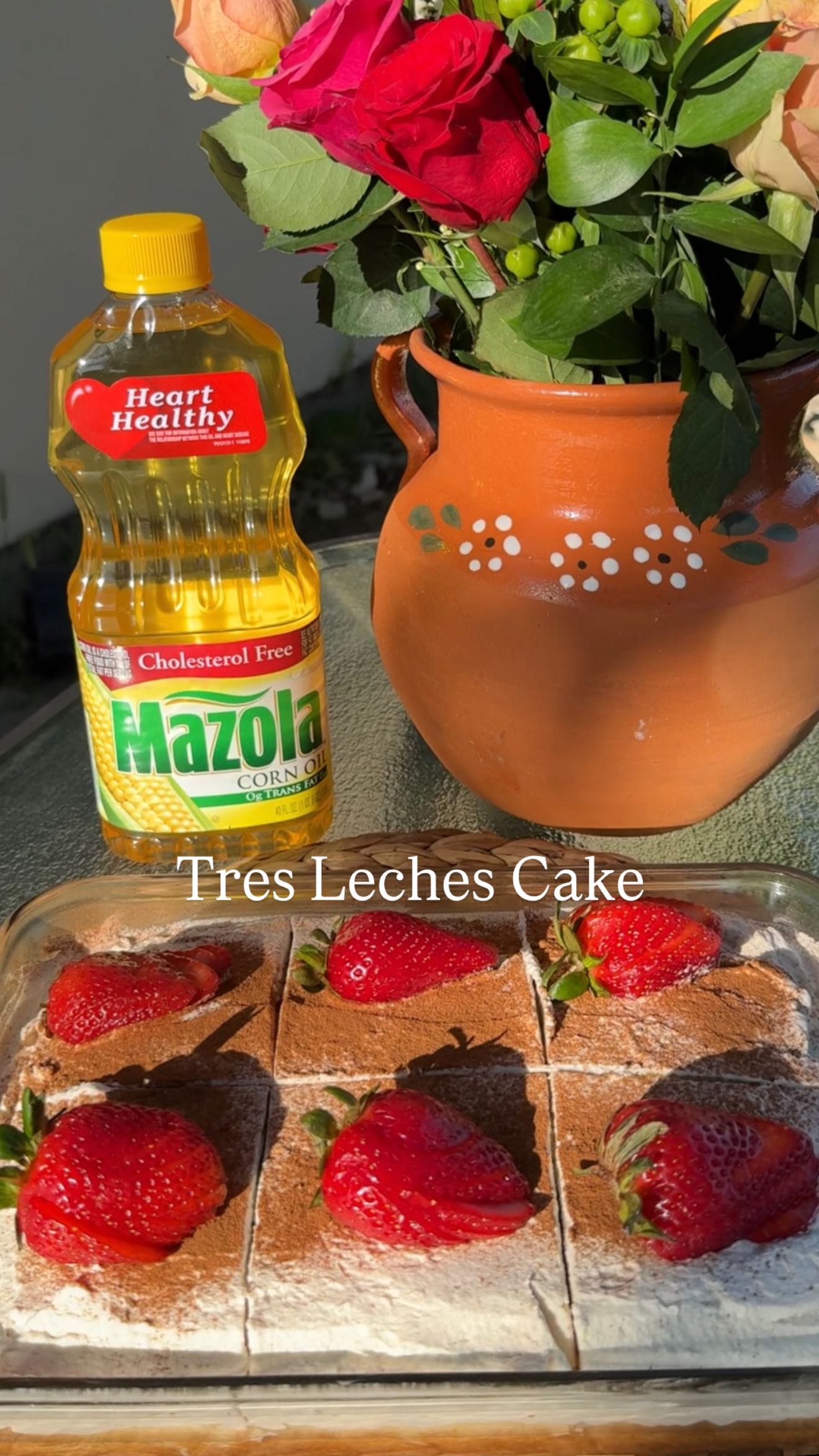 Instagram post by @ale.reeg for Mazola. Caption reads: #AD 🍰 Treat your mom this Mother’s Day with this....