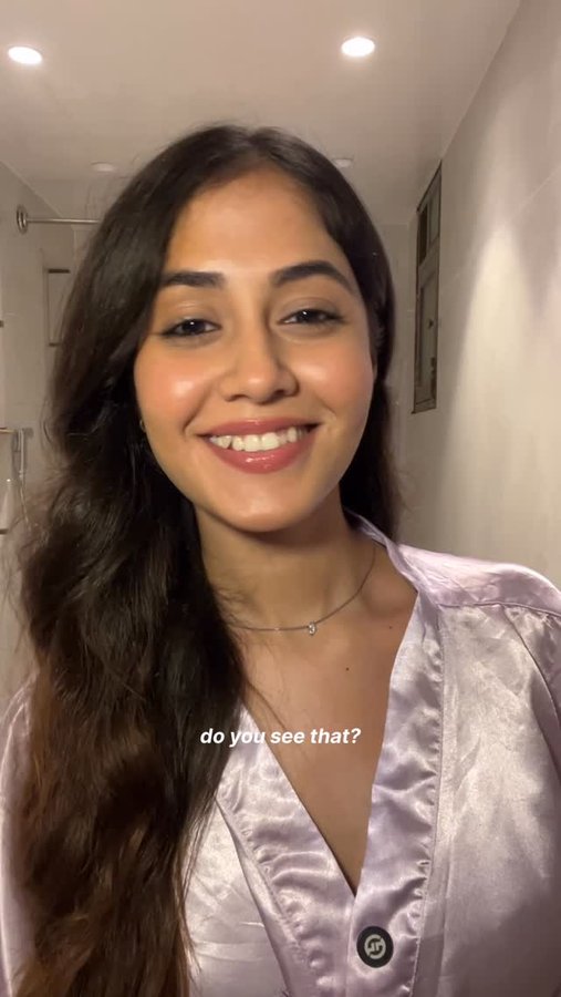 Instagram post by @hitikasachdv for Colgate Inn. Caption reads: ✨K-beauty gave us glowing skin… now it’s giving....