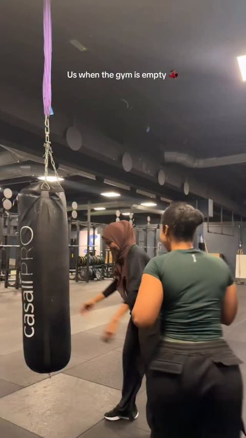 Instagram post by @huda_hula for DFYNE. Caption reads: Our playground 💃🏽

Outfit @dfyne.official dc....