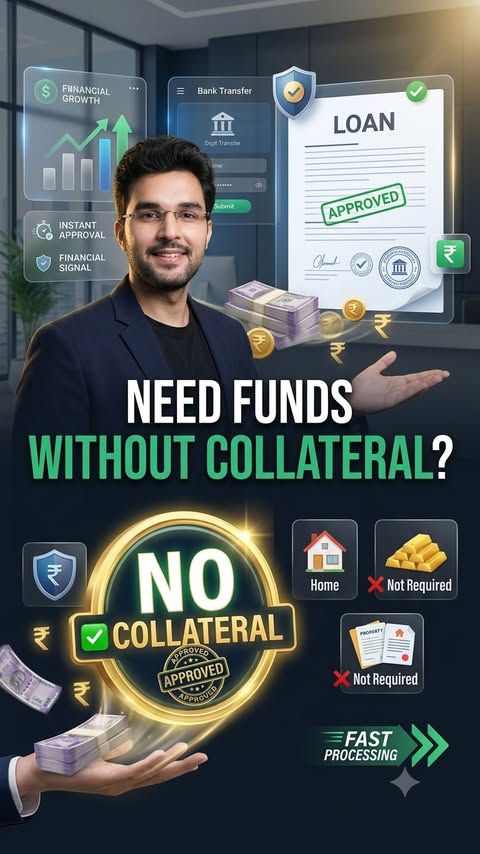 Instagram post by @basic.gyaan for Bajaj Finserv. Caption reads: Unexpected expenses can arise at any time—whether....