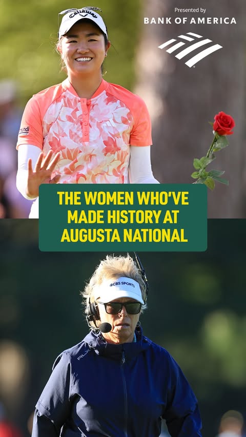 Instagram post by @kclairerogers for Bank of America. Caption reads: [...] Augusta National. Brought to you by....
