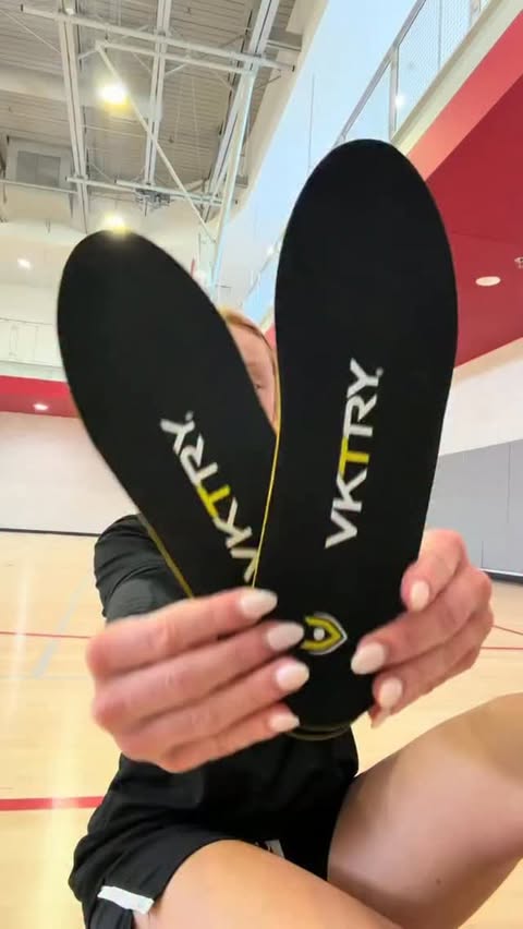 Instagram post by @olivia.mauch10 for VKTRY Gear. Caption reads: Getting in some digging reps with my @teamvktry....