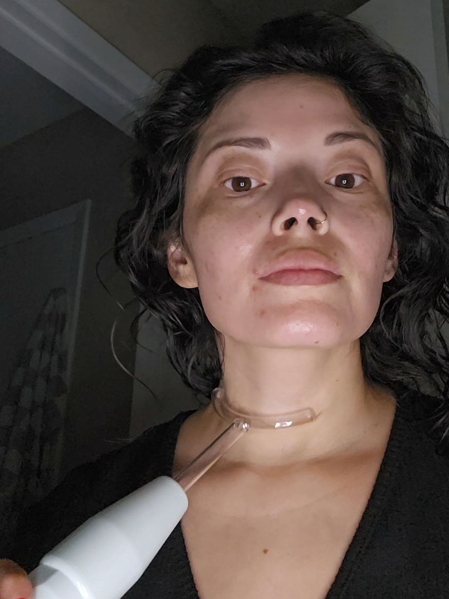 TikTok post by @k.osunafit for Pure Daily Care NuDerma Wand. Caption reads: [...] #skincaregadgets @Pure Daily Care NuDerma....