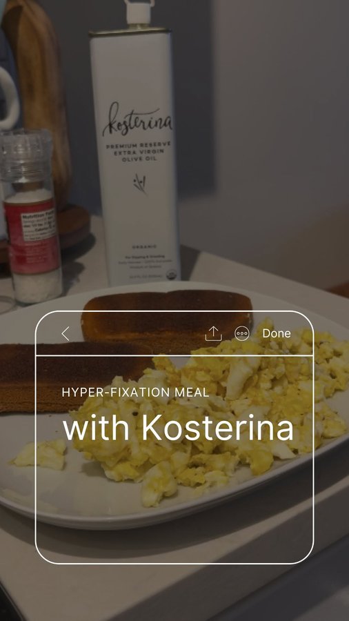 Instagram post by @kristinacarrodeguas for Kosterina. Caption reads: Ever since living in Madrid I have been obsessed....