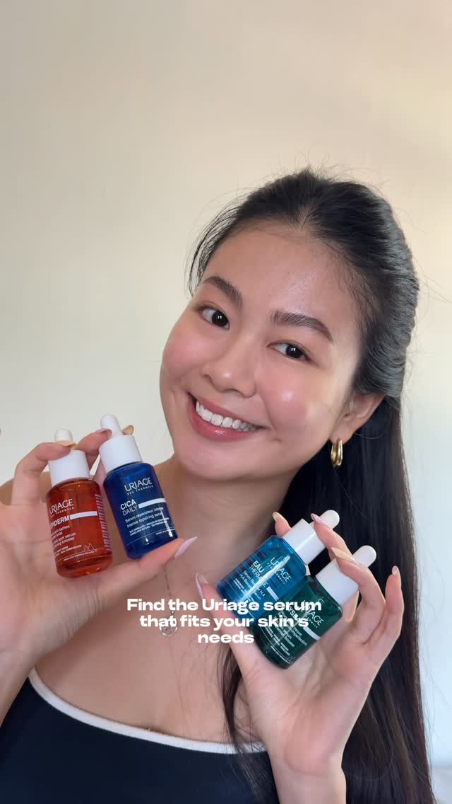 Instagram post by @livvie for Uriage. Caption reads: [...] rescue combo! 

Check out the full....