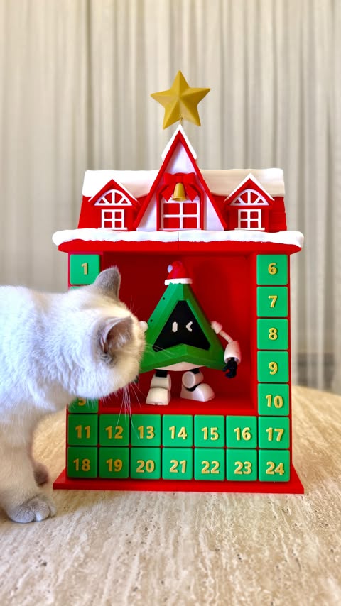 Instagram post by @a_ilterish for Creality. Caption reads: [...] Calendar House
•
Special thanks to....