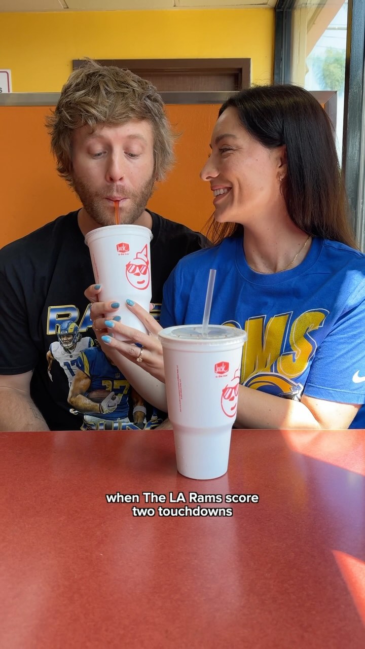 Instagram post by @liliannawilde for Jack In The Box. Caption reads: The only thing on his mind is a Jumbo Jack! #ad....