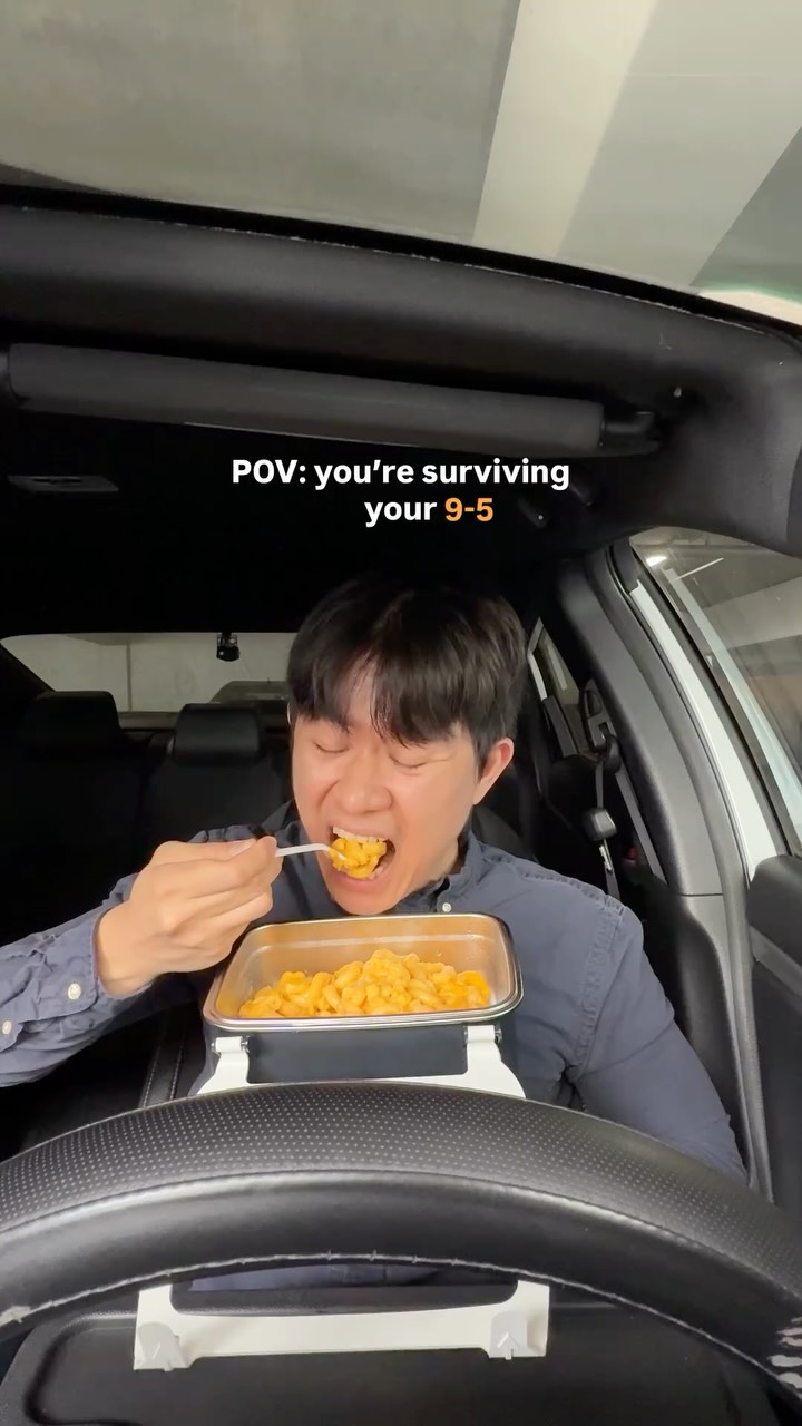 Instagram post by @maruurico for LunchEAZE. Caption reads: [...] food, no noise, just peace.
Thank you....