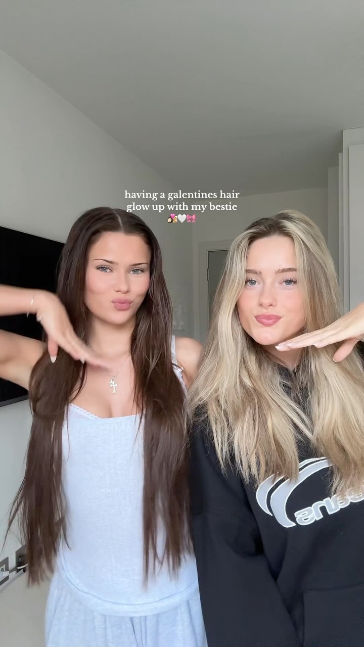 Instagram post by @sophpontin for Cocoandeve. Caption reads: happy valentine's day 🎀👩🏻‍❤️‍💋‍👩🏼🪽ad.