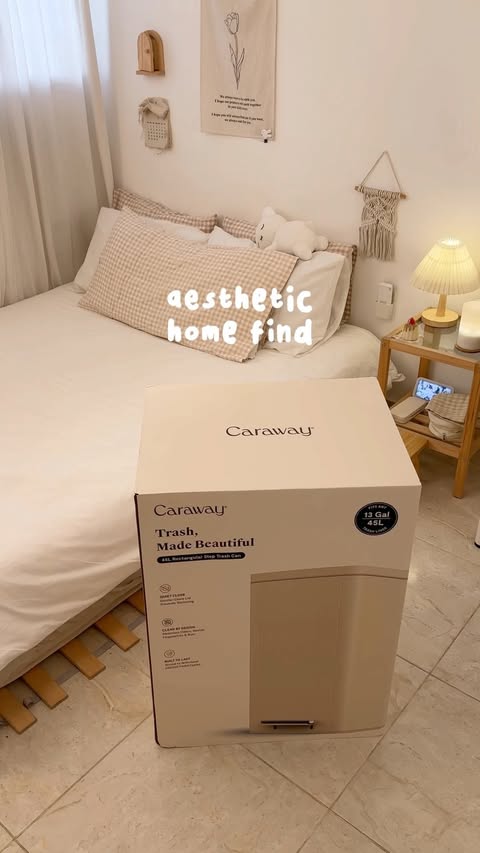 Instagram post by @amabellee_ for Caraway. Caption reads: [...] for these types of unboxings! my....