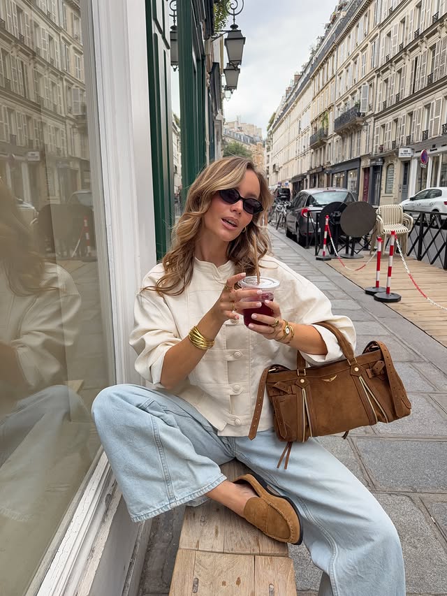 Instagram post by @ines.frassint for Zadig&Voltaire. Caption reads: Say hello to September & my new @zadigvoltaire bag....