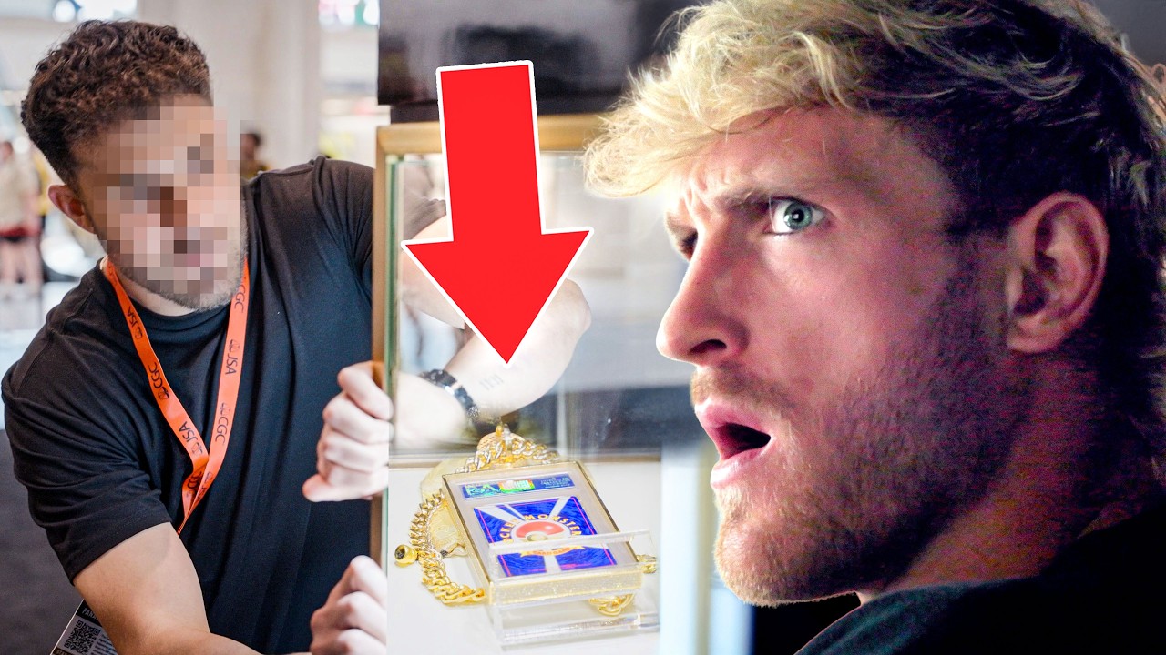 YouTube post by @loganpaulvlogs for DrinkPrime. Caption reads: [...] and for US/Canada free entry, visit....