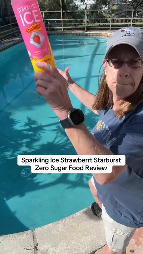 Instagram post by @rankinsreviews for Sparkling Ice. Caption reads: Sparkling Ice Strawberry Starburst Zero Sugar....