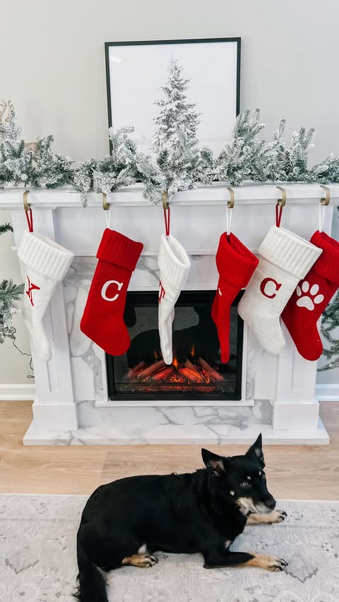 Instagram post by @chaitotherescue for Poster Store. Caption reads: [...] on the mantel and I love this one!....