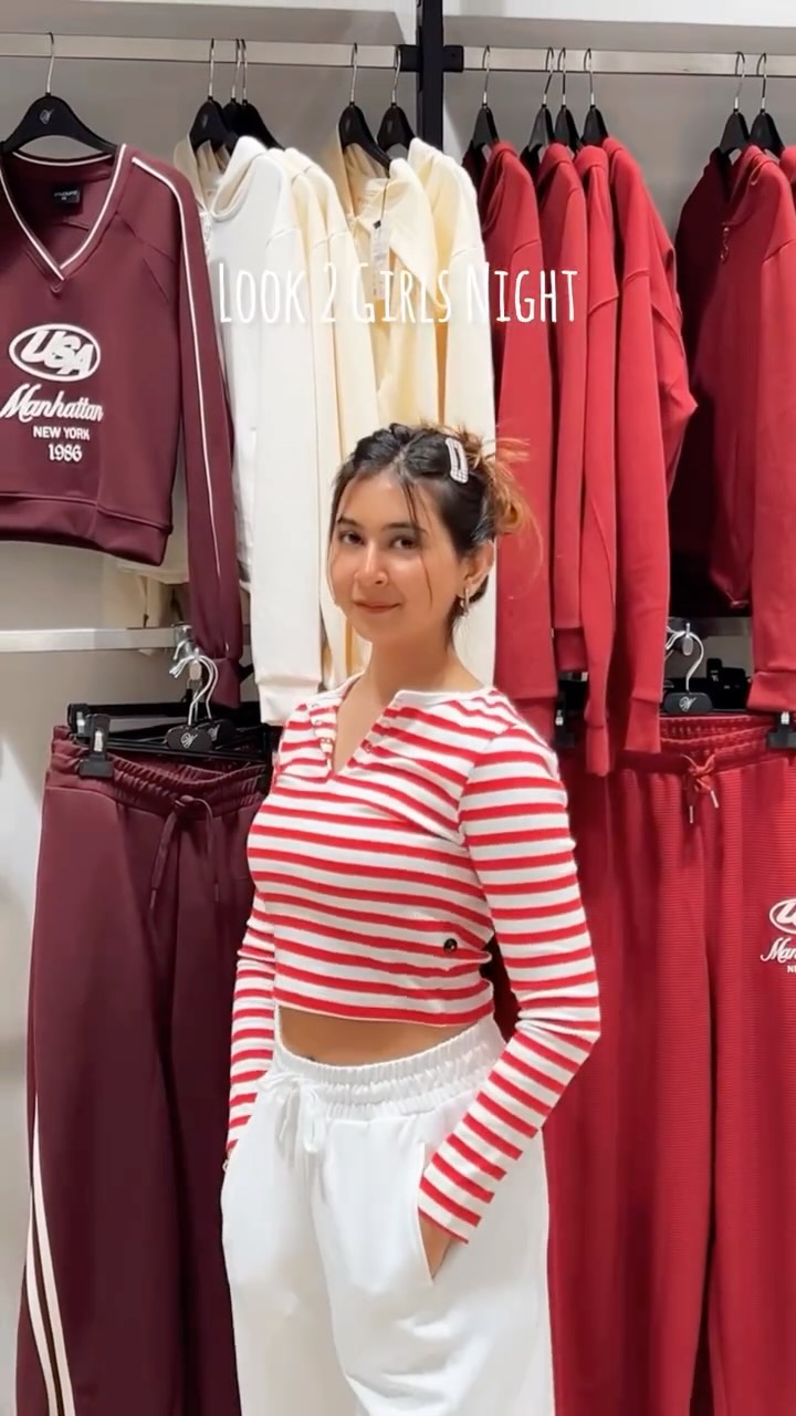 Instagram post by @_barkha.__ for Westside Stores. Caption reads: Living in knits and loving every second of it....