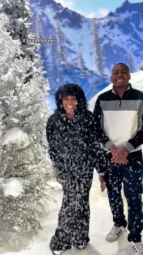 Instagram post by @raisinggreatnessofficial for Jeep. Caption reads: #JeepPartner Hey Sunshines, my SONshine Brayden....