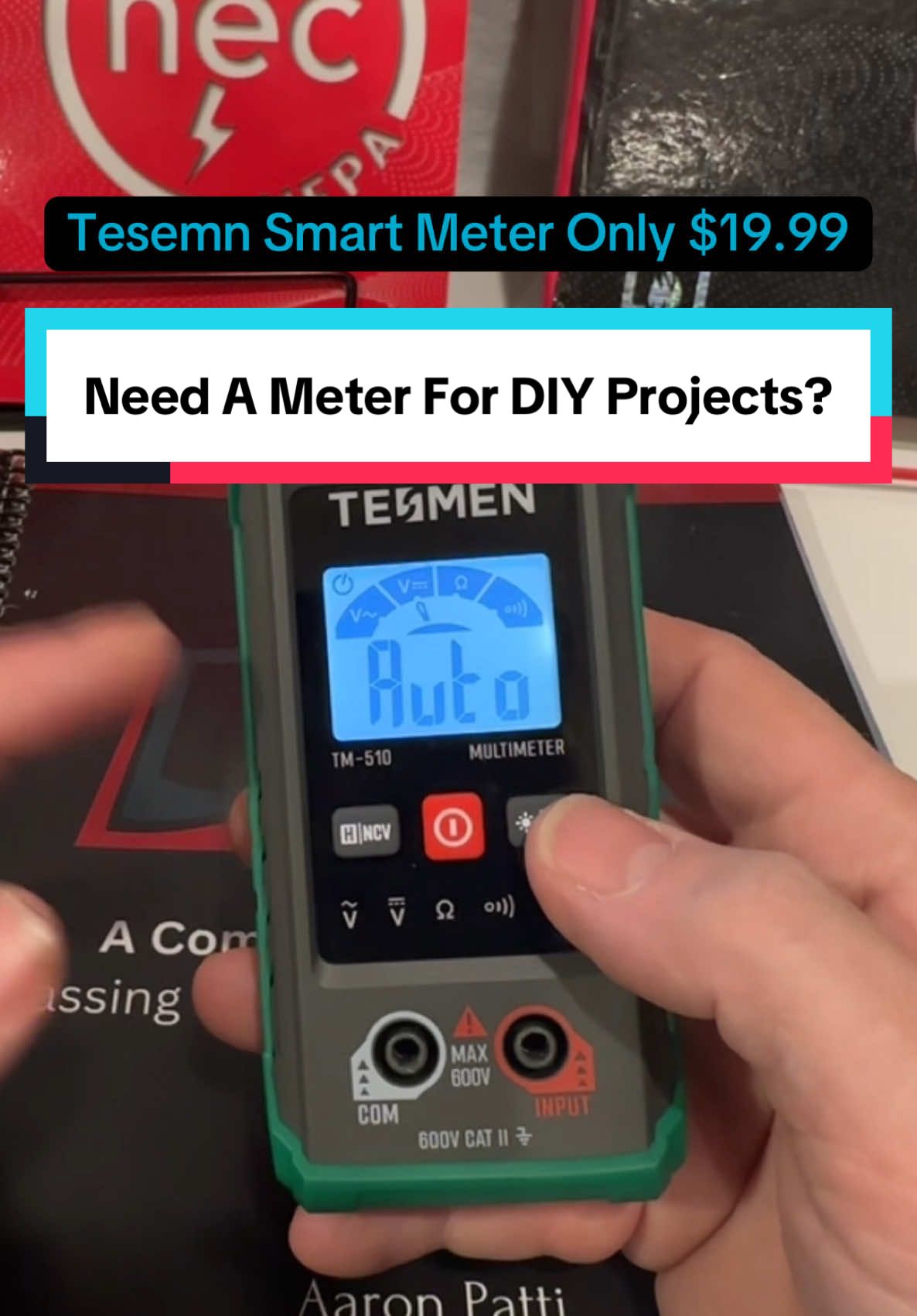 TikTok post by @thebasementking12 for TESMEN. Caption reads: Replying to @Christian Doan Check Out The Tesmen....