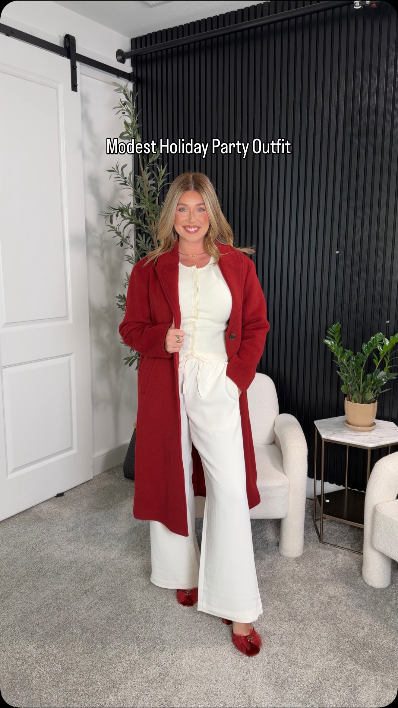 Instagram post by @shelbstales for Aritzia. Caption reads: the holiday party outfit series is backkkk❤️

this....