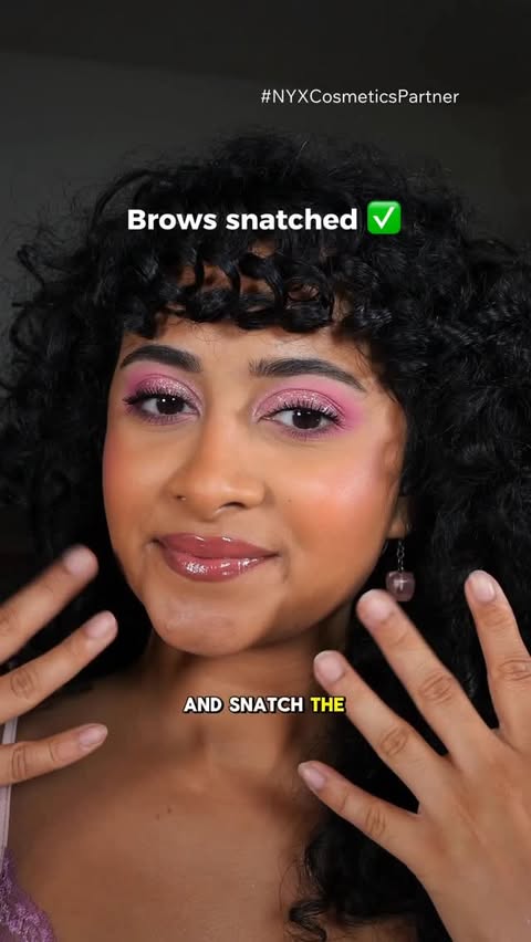 Instagram post by @noopur_makeup for NYX Professional Makeup. Caption reads: #NYXCosmeticsPartner Meet the new @NYXcosmetics....