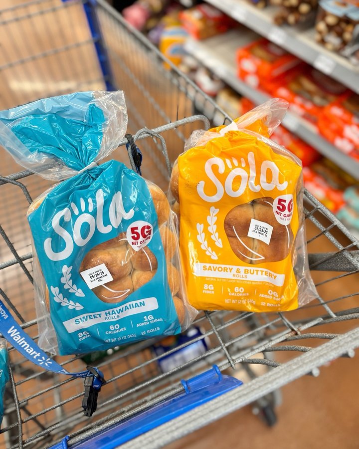 Instagram post by @walmartfavs for The Sola Company. Caption reads: Congrats @denise_mcneish winner of this giveaway....