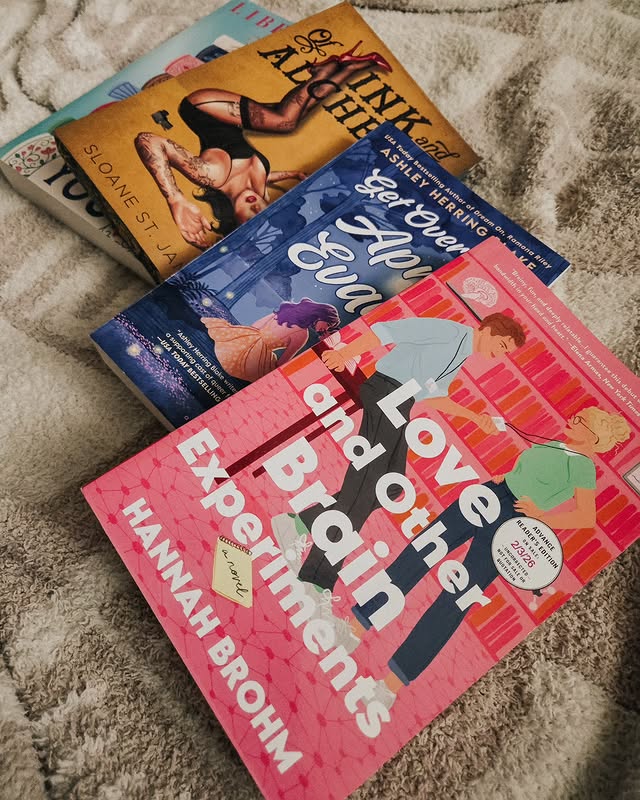 Instagram post by @megan.reads.romance for Atria Books. Caption reads: [...] to @berkleyromance #berkleypartner....