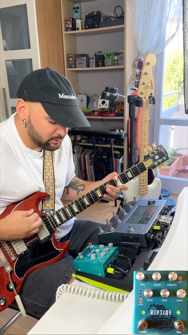 Instagram post by @martinysuona for Eventide Audio. Caption reads: [...] wait to show you more Thank you....