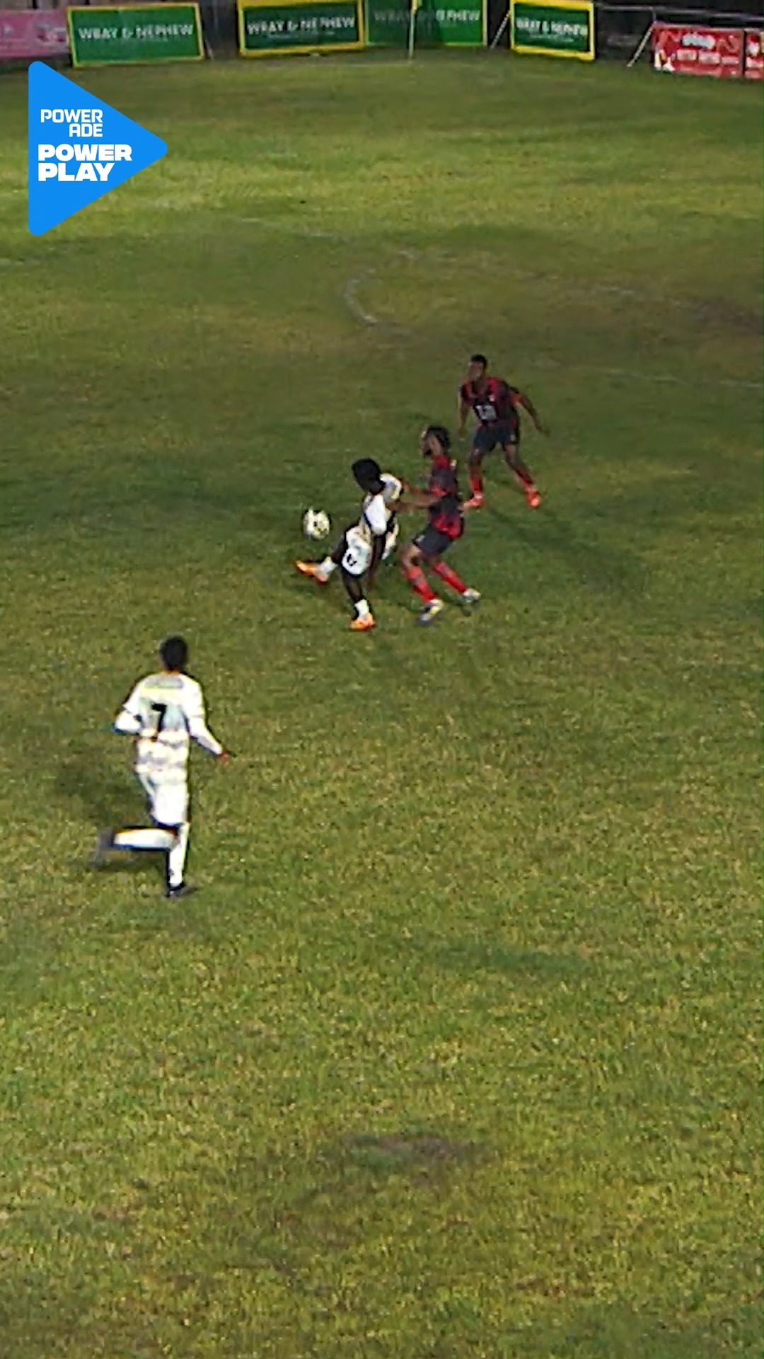 Instagram post by @jamaicapremierleague for POWERADE. Caption reads: ⚡ Powerade Powerplay! ⚡
Week 7 - From explosive....