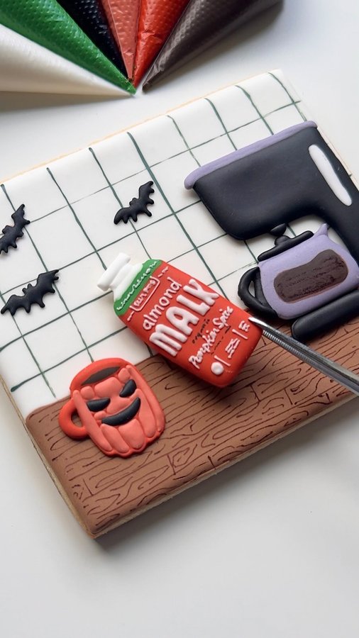 Instagram post by @lizziebakesco for MALK Organics. Caption reads: Finally a delicious plant-based milk that I don’t....