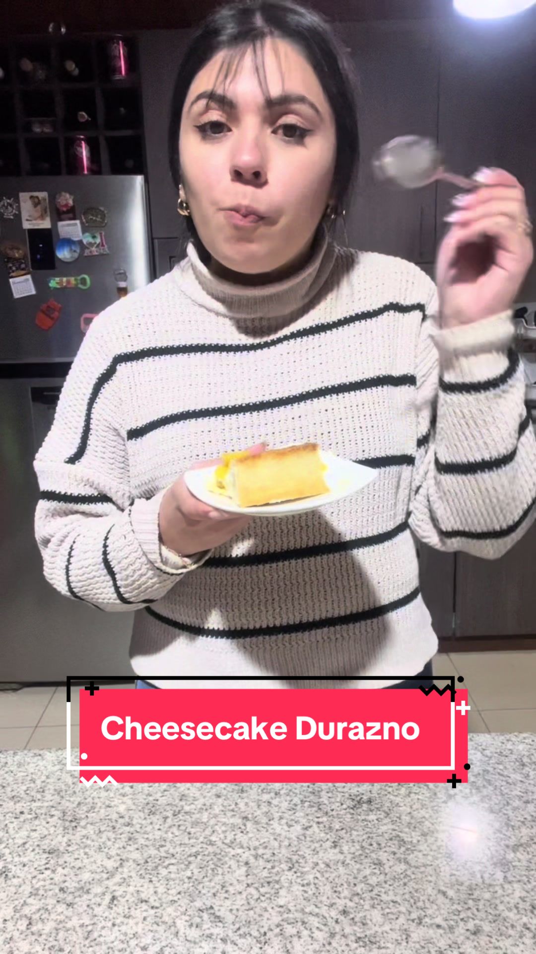 TikTok post by @gogogita for Santa Isabel. Caption reads: [...] para un antojo dulce junto a @Santa Isabel....