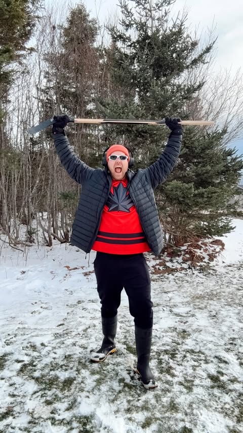 Instagram post by @keestercomedy for Sport Chek. Caption reads: Show your game day energy using the @sportchek....