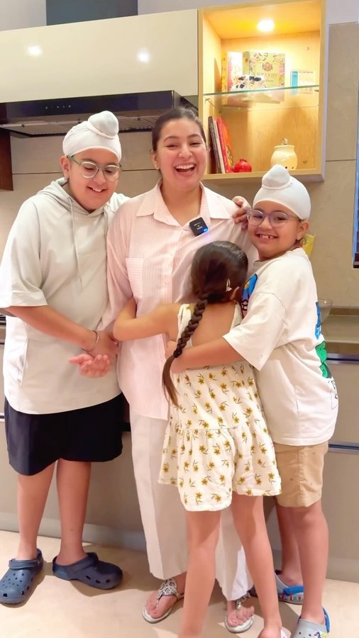 Instagram post by @harkiratkukreja for Happy Tummy. Caption reads: As a mom, I always strive to keep my family....