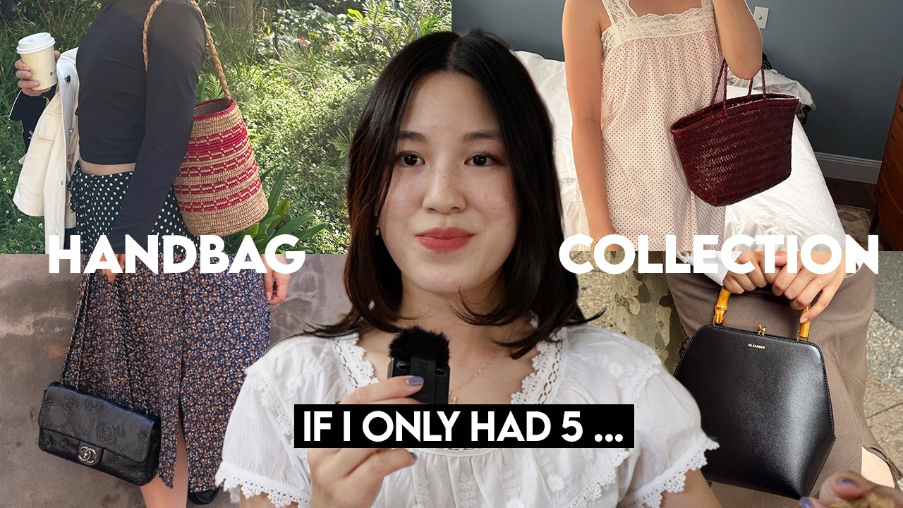 YouTube post by @DailyHelenJ for BAGGU. Caption reads: [...] options) → Bottega inspired pouch Others....