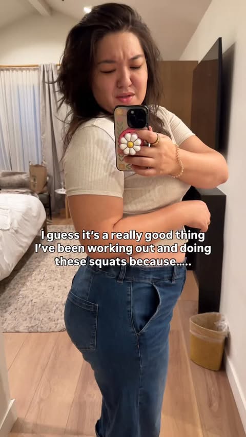 Instagram post by @angiehilem for Universal Standard. Caption reads: Please tell me who these straight faced comedians....