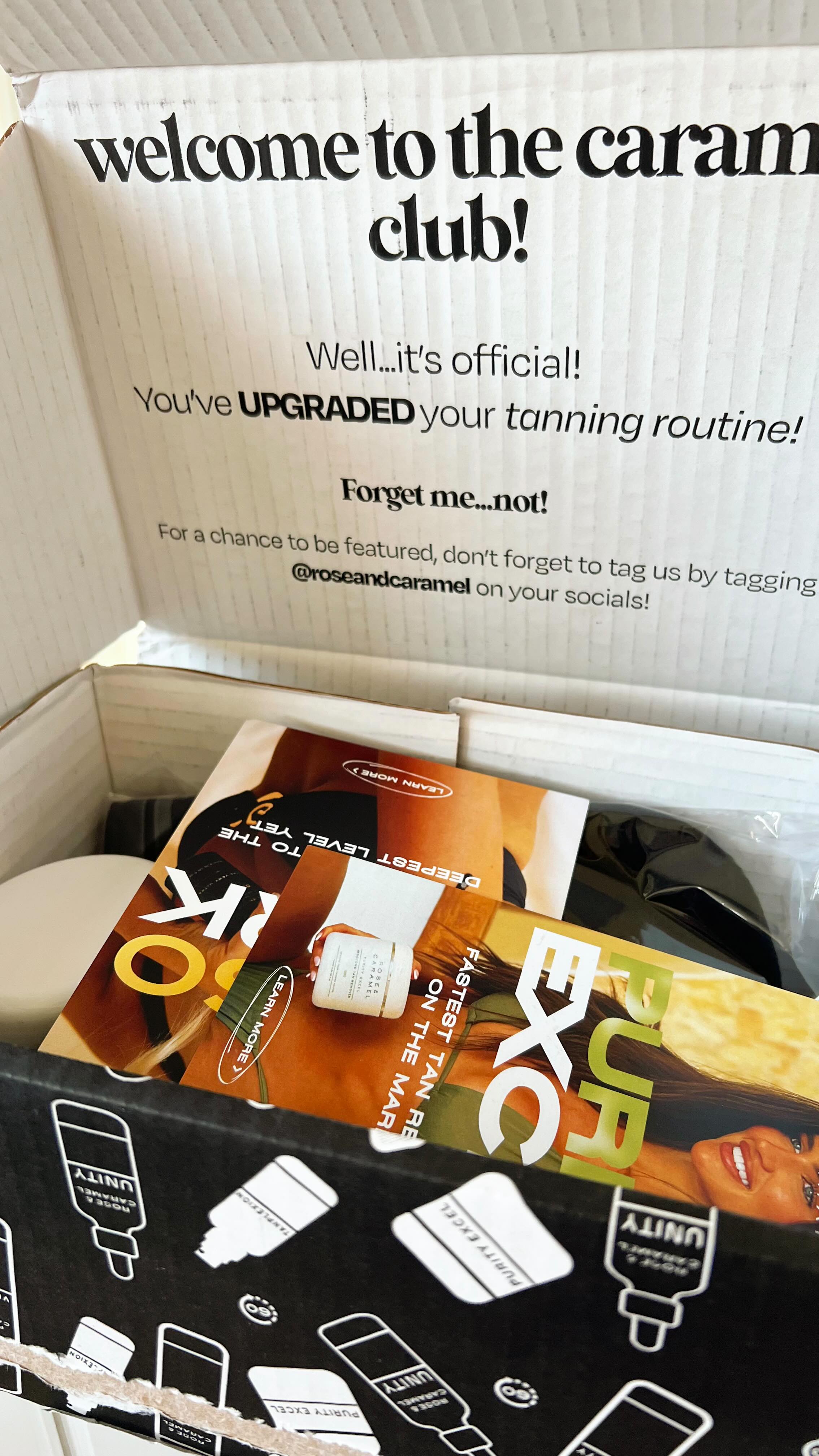 Instagram post by @hannahjjamiesonn for Rose & Caramel. Caption reads: I am obsessed! Thank you so much @roseandcaramel....